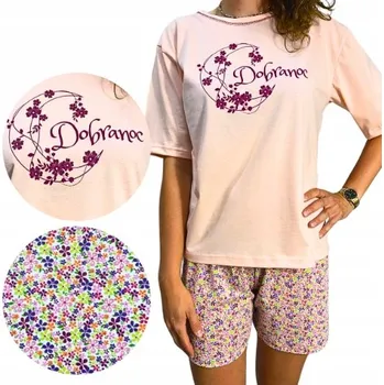 Dámské pyžamo DÁMSKÉ PYŽAMO M BAVLNĚNÉ KRÁTKÝ RUKÁV LETNÍ ELEGANTNÍ