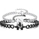 Párové Náramky magnetický náramek se srdíčkem puzzle dárek sada