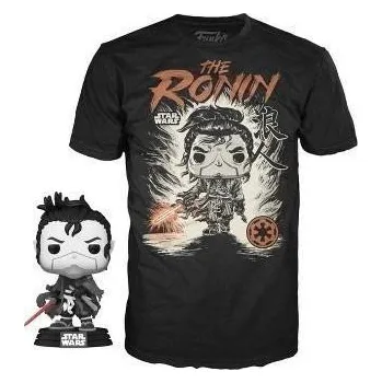 Figurka Funko POP & Tee: Star Wars - The Ronin (velikost L)