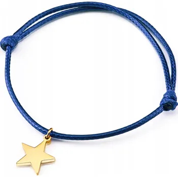 Náramek BETLEWSKI dámský náramek s přívěskem, šňůrka na ruku, univerzální vel