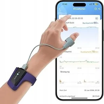 Zabezpečení domácnosti Pulzní Oxymetr VIATOM Checkme o2 černý