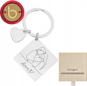 Kovový Přívěsek Na Klíče s logem Blingart