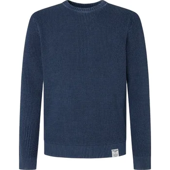 Pánský svetr Pepe Jeans modrý svetr s kulatý výstřihem, velikost XXL