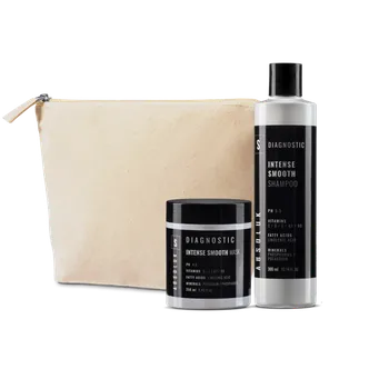 Šampon Absoluk Gift Set Smooth - Uhlazující set na vlasy šampon + maska + taštička