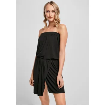 Dámské šaty Ladies Viscose Short Bandeau Dress - black 5XL