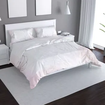 Povlečení Sablio Povlečení Růžový akvarel - 140x200 / 90x70