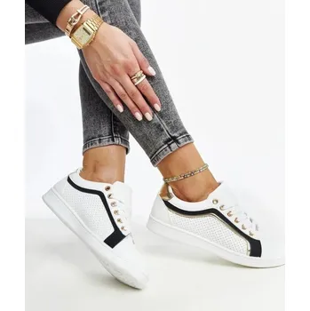 Dámské tenisky Tenisky Solea na platformě bílo-černé, 40 i240_207440_2:40