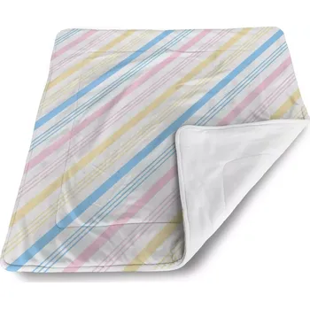 deka Sablio Deka pro miminko Tříbarevné pruhy - 80x100 cm
