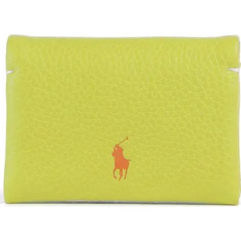 Polo Ralph Lauren Play Small Peněženka 7cm, L, žlutozelená, kůže, 50546723