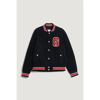 BUNDA GANT CORD VARSITY JACKET BLACK