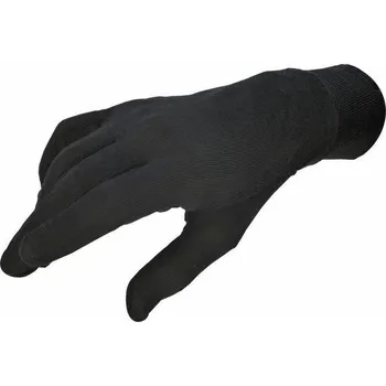 Rukavice RYWAN Lyžařské rukavice 100 % hedvábí Rywan 10 ČERNÁ