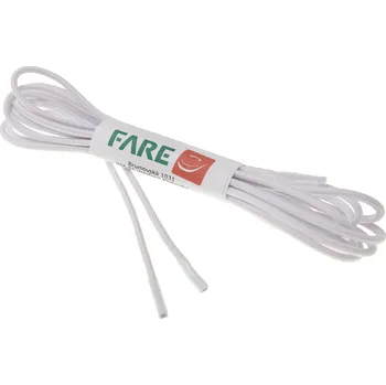 Tkaničky do bot Šněrovadlo elastické - 100 cm, bílé