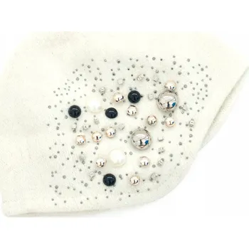 Čepice Szaleo zimní čepice beanie bílá, univerzální velikost