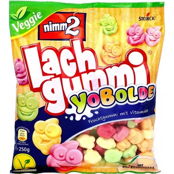 Bonbon Nimm2 Lach Gummi YoBolde veggie ovocné želé bonbony 250g