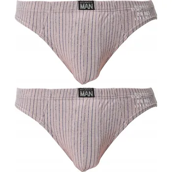 Slipy Pánské slipy ATLANTIC MP1058 SPORT BAVLNA S ELASTANEM BÉŽOVÉ 2 BALENÍ *L*