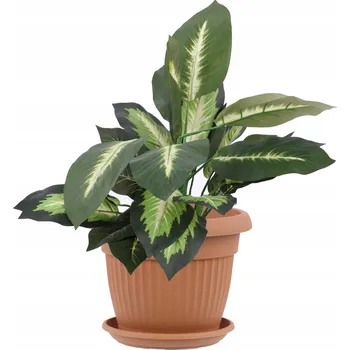 Květináč Plast Květináč oranžová Botle 20 cm x 20 x 15,5 cm