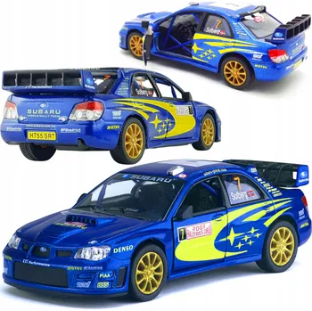 autíčko Auto Kinsmart Subaru Impreza 1:36 modré