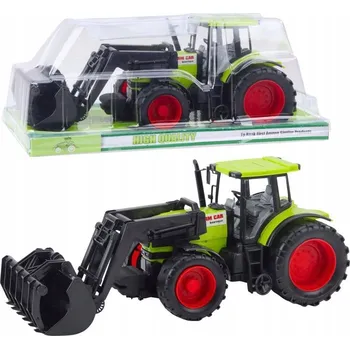 autíčko Traktor Zemědělský Farmářský s Kleštěmi Zelený