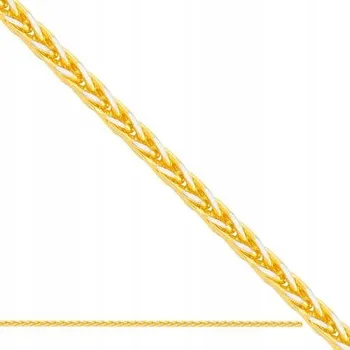 Náramek Řetízkový zlatý 585 náramek model Lisi Ocas jemný vzor 0.99g 14kt