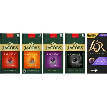 Kapsle do Nespresso Jacobs Lungo Classico 50 ks
