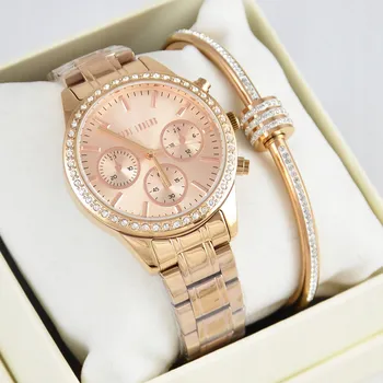 Hodinky Paul Lorens dámské hodinky Sada pro ženy s náramkem