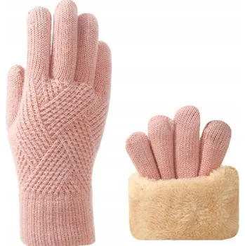 Rukavice DÁMSKÉ RUKAVICE Alessio dotykové pro telefon teplé ZIMNÍ KOŽÍŠEK S/M