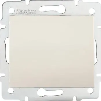 vypínač Jednopólový vypínač pod omítku Kanlux, béžové odstíny 25125