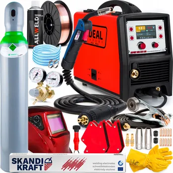 Svářečka INVERTOROVÁ SVÁŘEČKA IDEAL EXPERT MIG 215 LCD MMA TIG 200A SYNERGIE IGBT