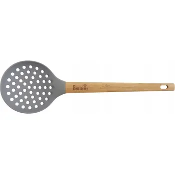 Naběračka Cedníková lžíce PĚNOVAČKA Bambusová silikonová