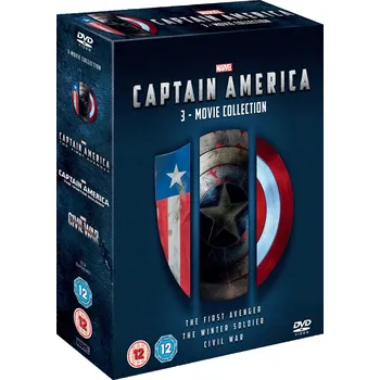 DVD film Captain America: 3-movie Collection DVD DVD kolekce 3 filmů s Kapitánem Amerikou