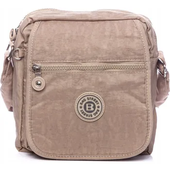Kabelka BAG STREET béžová nylonová taška kabelka přes rameno