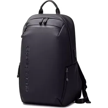 Městský batoh Arctic Hunter multifunkční batoh s USB Loreto Černý 21L