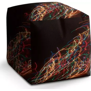 Taburet Sablio Taburet Cube Světelný efekt: 40x40x40 cm