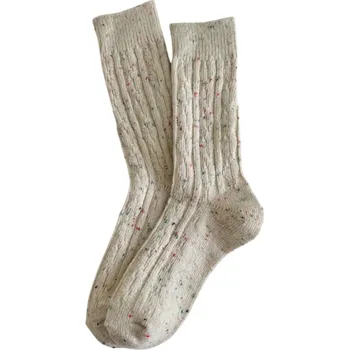 Dámské ponožky Dámské ponožky EU 35-40 Polyester Měkké pohodlné teplé elastické dámské ponožky na každodenní nošení pro podzim a zimu jemné příjemné béžova