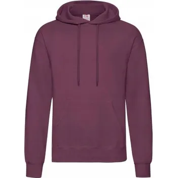 Pánská mikina Pánská mikina s kapucí Hooded Sweat Fruit of the Loom Burgund XXL