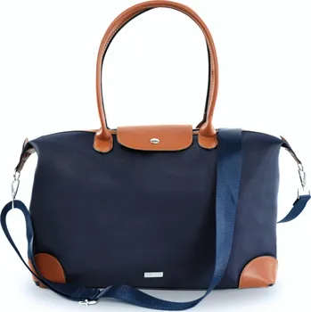 Kabelka Solier nylonová taška shopper modrá