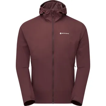 Montane FEATHERLITE HOODIE-DARK GARNET-L pánská bunda hnědofialová