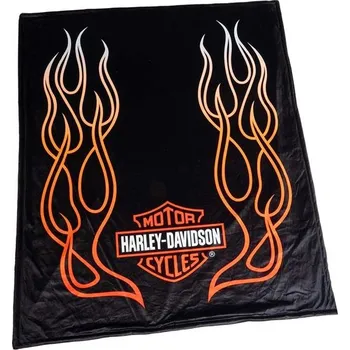 deka Deka černá s plameny HDL-19508