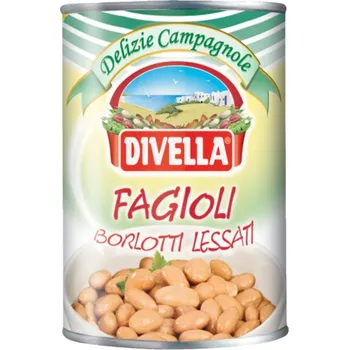 Luštěnina Divella - Fagioli Borlotti Lessati 425 ml / 400 g / 240 g