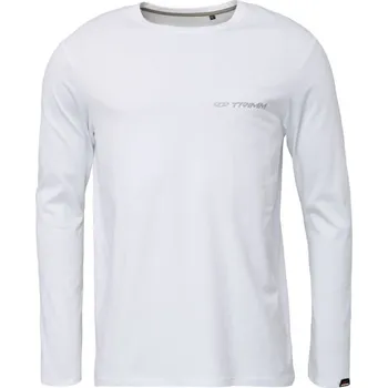 Pánské tričko Pánské tričko s dlouhým rukávem TRIMM BRAVE 3XL Bílá