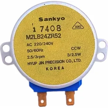 Mikrovlnná trouba Motor pohonu talíře d=7mm, l=5mm, 3 / 2,5W, mikrovlnná trouba Eta 0195 01160