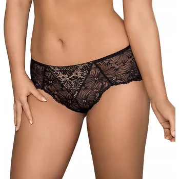 Kalhotky Gaia 534P Chantal černé krajkové kalhotky 4XL kalhotky