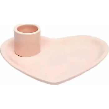 Aroma lampa Keramický stojánek pro palo santo Srdce cca 4 x 11 x 12 cm