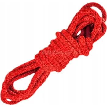 Vrták Tkaničky ČERVENÉ tkaničky do bot 75 cm SILNÉ KULATÉ Průměr 5 mm BAVLNĚNÉ G9-39