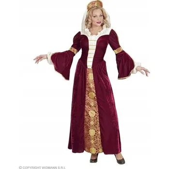 Karnevalový kostým KOSTÝM STŘEDOVĚKÁ KRÁLOVNA BORDÓ M