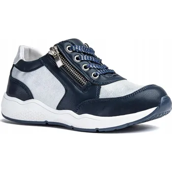 Dámské polobotky Dívčí polobotky Wojtyłko tmavě modré, velikost 36