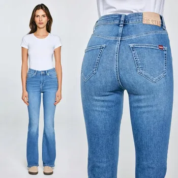 Dámské džíny BIG STAR DÁMSKÉ DŽÍNY MODRÉ CLARA FLARE 135 W30 L32