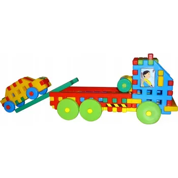 ostatní stavebnice STAVEBNÍ STAVEBNICE WAFFLE pro děti POMOC NA SILNICI barevné stavebnice CZAKO