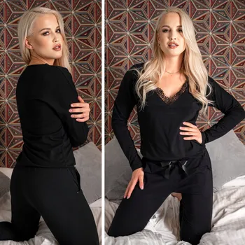 Dámské noční prádlo POHODLNÉ PYŽAMO ALLDAY FILIGREE OD SLEEPDO vel. M