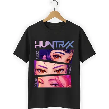 Chlapecké tričko DĚTSKÉ TRIČKO ČERNÉ HUNTRIX DEMON HUNTERS K-POP VELIKOST 3XS 92CM